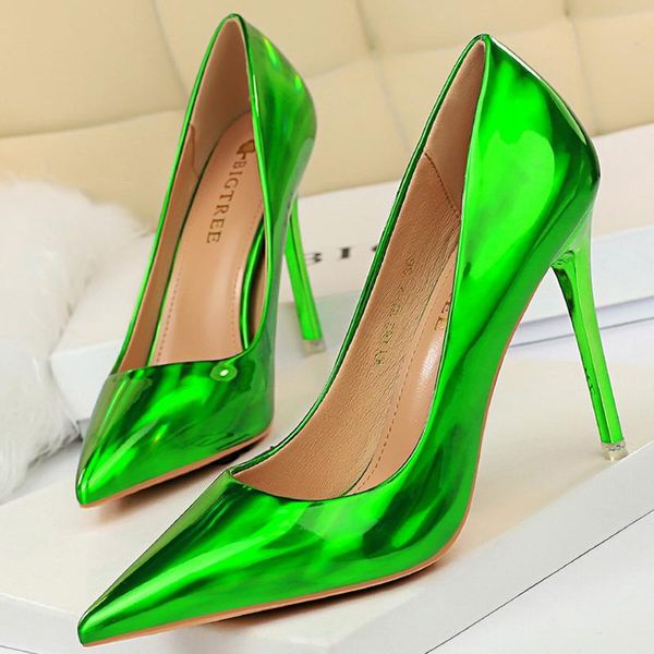 women designer blue green .5cm high heels pumps patent leather stripper stiletto wedding holographic shoes plus size dress, Black
women designer blue green .5cm high heels pumps patent leather stripper stiletto wedding holographic shoes plus size dress, Black