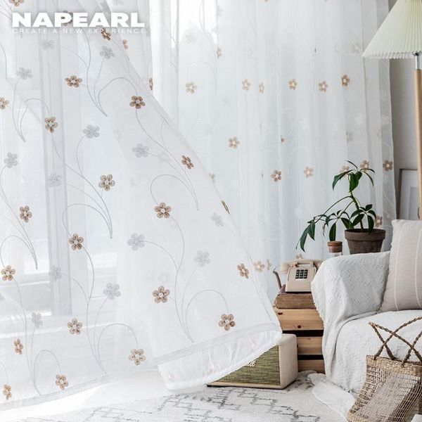 natural embroidered sheer curtains for living room bedroom elegant tulle embroidery white voile panel curtain & drapes
natural embroidered sheer curtains for living room bedroom elegant tulle embroidery white voile panel curtain & drapes