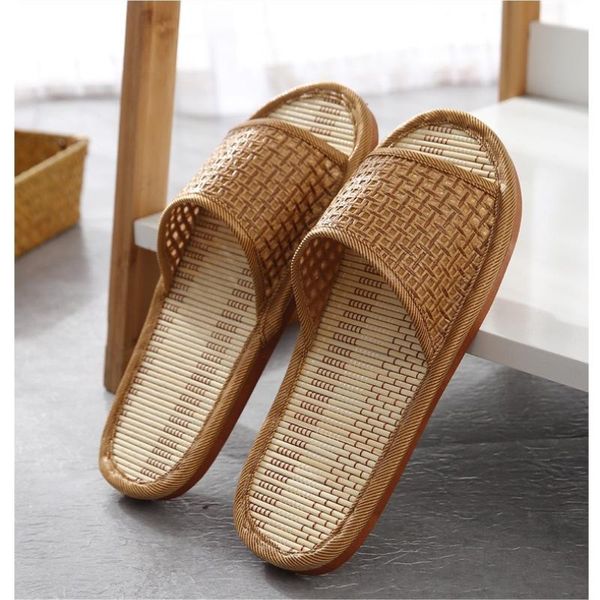 slippers men women summer shoes flax mesh breathable non-slip sandals beach flip flops male indoor bamboo rattan slides, Black
slippers men women summer shoes flax mesh breathable non-slip sandals beach flip flops male indoor bamboo rattan slides, Black