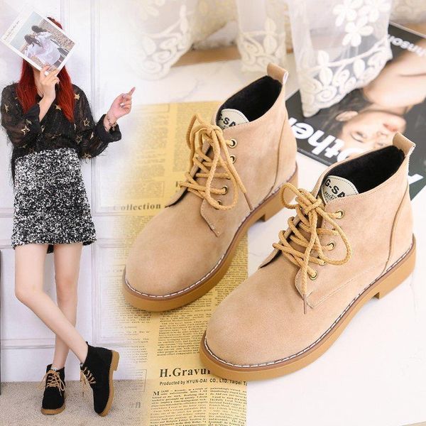 boots short boot women's round head korean classes 2021 autumn/winter with solid color retro british, Black
boots short boot women's round head korean classes 2021 autumn/winter with solid color retro british, Black