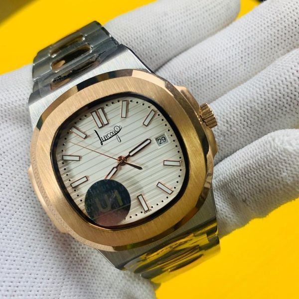 men's mechanical watch sapphire glass stainless steel bracelet sports glide comfort second-hand wristwatches, Slivery;brown
men's mechanical watch sapphire glass stainless steel bracelet sports glide comfort second-hand wristwatches, Slivery;brown