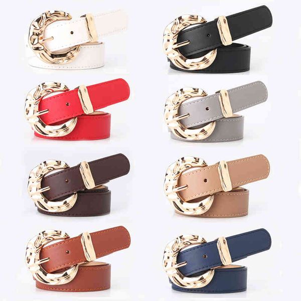 2021 low price wholesale classic retro fashion woman belts multicolor leather gold round buckle luxury punk gothic waist all-match jeans wai, Black;brown
2021 low price wholesale classic retro fashion woman belts multicolor leather gold round buckle luxury punk gothic waist all-match jeans wai, Black;brown