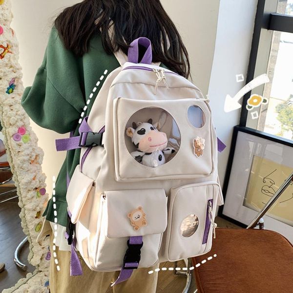 backpack joypessie fashion women waterproof nylon cute bookbag for girl college school bag kawaii travel mochila lapbagpack
backpack joypessie fashion women waterproof nylon cute bookbag for girl college school bag kawaii travel mochila lapbagpack