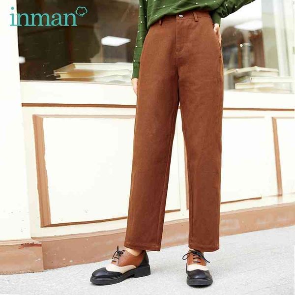capris autumn winter pants literary retro straight slimming brown loose comfortable trousers guj2, Black;white
capris autumn winter pants literary retro straight slimming brown loose comfortable trousers guj2, Black;white