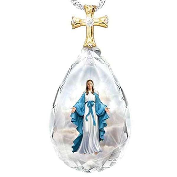 pendant necklaces exquisite fashion crystal with image of jesus elegant ladies lover gift lovers necklace anniversary jewelry, Silver
pendant necklaces exquisite fashion crystal with image of jesus elegant ladies lover gift lovers necklace anniversary jewelry, Silver