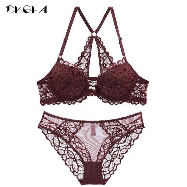 nxy set front closure bras lace underwear set deep v brassiere thick push up bra panties embroidery purple women lingerie 1129, Red;black
nxy set front closure bras lace underwear set deep v brassiere thick push up bra panties embroidery purple women lingerie 1129, Red;black