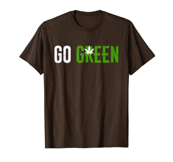 go green weed leaf t-shirt for vape nation and pot smokers, White;black
go green weed leaf t-shirt for vape nation and pot smokers, White;black