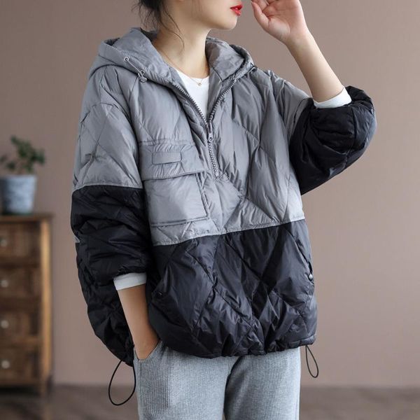 women's down & parkas 2021 autumn and winter lightweight jacket casual loose hooded pullover warm puffer clothing j15478, Black
women's down & parkas 2021 autumn and winter lightweight jacket casual loose hooded pullover warm puffer clothing j15478, Black