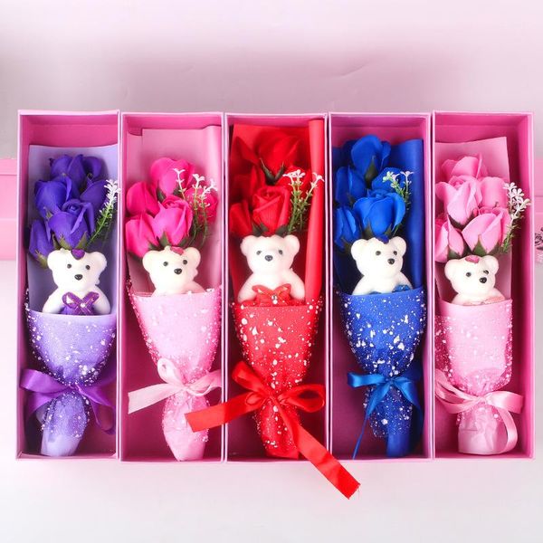 decorative flowers & wreaths artificial fake rose simulation gift soap for wedding bride birthday holding party valentine's day
decorative flowers & wreaths artificial fake rose simulation gift soap for wedding bride birthday holding party valentine's day