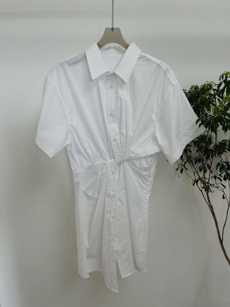 party dresses women irregular shirt dress 2021 early autumn waist hollow out twisted fashion ladies short-sleeved mini, White;black
party dresses women irregular shirt dress 2021 early autumn waist hollow out twisted fashion ladies short-sleeved mini, White;black