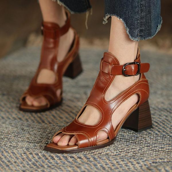 sandals fashion genuine leather women 2021 summer shoes open toe rome style high heels buckle gladiator woman, Black
sandals fashion genuine leather women 2021 summer shoes open toe rome style high heels buckle gladiator woman, Black
