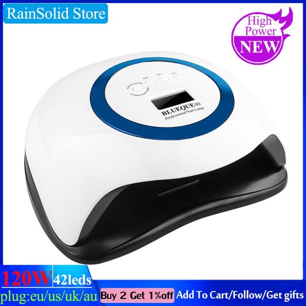 nail dryers 120w sun blue que v1lamp dryer 42pcs/leds uv ice lamp for drying gel polish 10/30/60/99s timer auto sensor manicure tools
nail dryers 120w sun blue que v1lamp dryer 42pcs/leds uv ice lamp for drying gel polish 10/30/60/99s timer auto sensor manicure tools