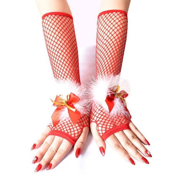 five fingers gloves christmas theme party long red fishnet fingerless hollow soft costume accessories 2021, Blue;gray
five fingers gloves christmas theme party long red fishnet fingerless hollow soft costume accessories 2021, Blue;gray