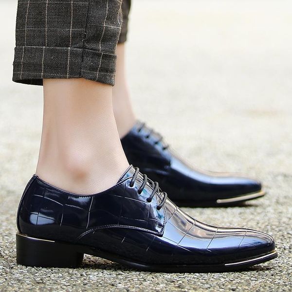 dress shoes man office leather for mens wedding party men classic derbi zapatos hombre vestir sapato masculino, Black
dress shoes man office leather for mens wedding party men classic derbi zapatos hombre vestir sapato masculino, Black