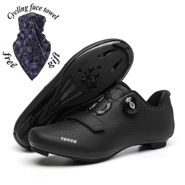 style rotating buckle mountain bike shoelace lock men's road shoes non-locking cycling rubber sole footwear, Black
style rotating buckle mountain bike shoelace lock men's road shoes non-locking cycling rubber sole footwear, Black