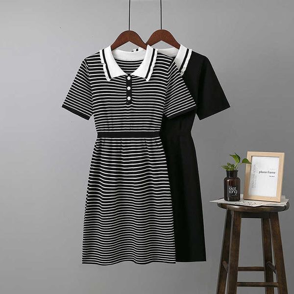 casual dresses stripe knitted long turn-down collar women spring summer polo short sleeve sweater ol midi party es anf6, Black;gray
casual dresses stripe knitted long turn-down collar women spring summer polo short sleeve sweater ol midi party es anf6, Black;gray
