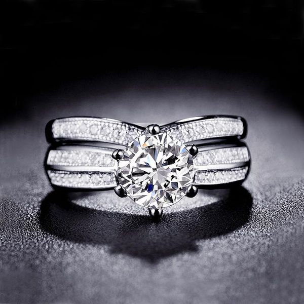 wedding rings fashion set 2 pcs firm 6 prong setting 8mm round main stone rose gold color jewelry girl gift, Slivery;golden
wedding rings fashion set 2 pcs firm 6 prong setting 8mm round main stone rose gold color jewelry girl gift, Slivery;golden