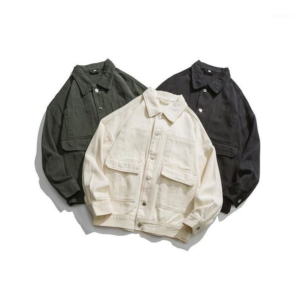 men's jackets cargo spring autumn jacket men denim japanese green casual jeans fashion black korean streetwear mens coat 50mj, Black;brown
men's jackets cargo spring autumn jacket men denim japanese green casual jeans fashion black korean streetwear mens coat 50mj, Black;brown