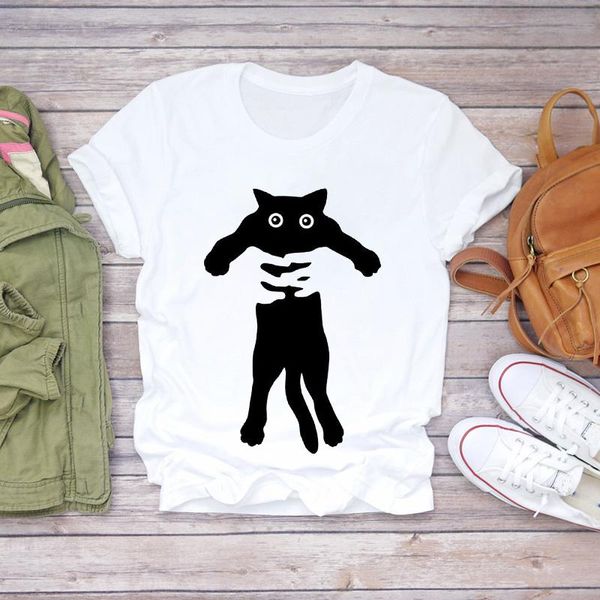 women's t-shirt women t-shirts cat funny mujer camisetas animal printing short sleeve print lady womens graphic t shirt female tee, White
women's t-shirt women t-shirts cat funny mujer camisetas animal printing short sleeve print lady womens graphic t shirt female tee, White