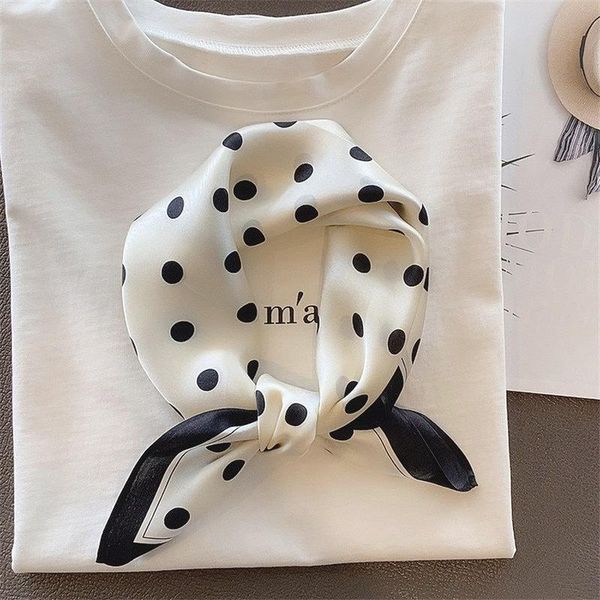 scarves cute polka dot silk mulberry scarf women's wild small square age reduction playful various styles, Blue;gray
scarves cute polka dot silk mulberry scarf women's wild small square age reduction playful various styles, Blue;gray