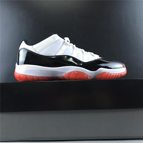 air 11 low white bred concord black true red av2187-160 11s xi men sports shoes casual sneakers with original box, Black;white
air 11 low white bred concord black true red av2187-160 11s xi men sports shoes casual sneakers with original box, Black;white