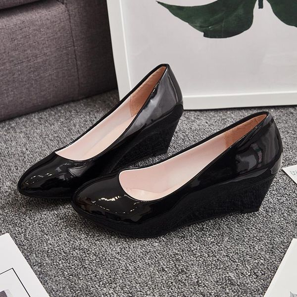 dress shoes 2021 autumn spring wedges women heels black white office shoe casual pumps zapatos mujer
dress shoes 2021 autumn spring wedges women heels black white office shoe casual pumps zapatos mujer