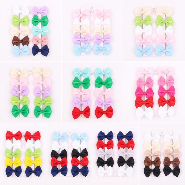 10pcs/set solid colors grosgrain ribbon bowknot hairpins for cute girls mini hair clips barrettes headwear kids accessories, Slivery;white
10pcs/set solid colors grosgrain ribbon bowknot hairpins for cute girls mini hair clips barrettes headwear kids accessories, Slivery;white