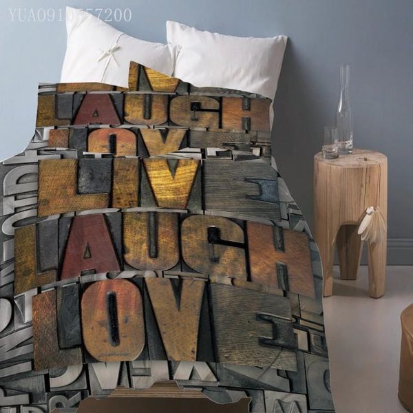 bedding sets 3d fashion set printed quilt cover microfiber duvet king size live laugh love bed linen with pillowcase
bedding sets 3d fashion set printed quilt cover microfiber duvet king size live laugh love bed linen with pillowcase
