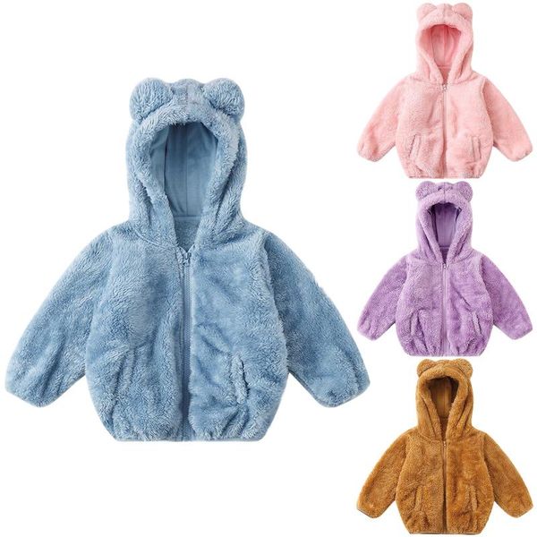 jackets #50 toddler baby outerwear solid plush cute bear ears winter hoodie thick warm coat children clothing boy girls hooded, Blue;gray
jackets #50 toddler baby outerwear solid plush cute bear ears winter hoodie thick warm coat children clothing boy girls hooded, Blue;gray