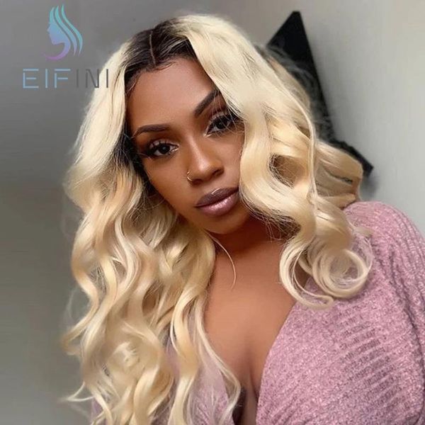 lace wigs 613 ombre blonde front human hair pre plucked brazilian dark roots body wave closure for black womens eifini, Black;brown 
lace wigs 613 ombre blonde front human hair pre plucked brazilian dark roots body wave closure for black womens eifini, Black;brown
