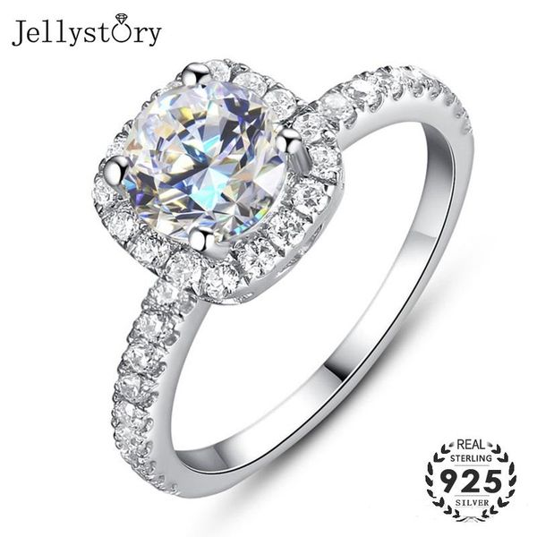 cluster rings jellystory luxury charms ring with round 2 moissanite 100% real s925 sterling silver jewelry for women wedding engagement, Golden;silver
cluster rings jellystory luxury charms ring with round 2 moissanite 100% real s925 sterling silver jewelry for women wedding engagement, Golden;silver