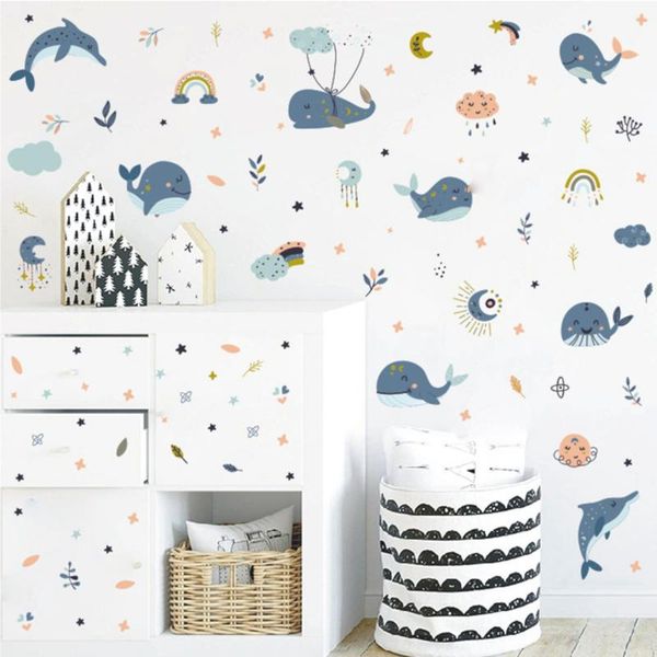 wall stickers self-adhesive pvc dolphin rainbow for kids bedroom diy art decals children's room sticker decoration #4
wall stickers self-adhesive pvc dolphin rainbow for kids bedroom diy art decals children's room sticker decoration #4