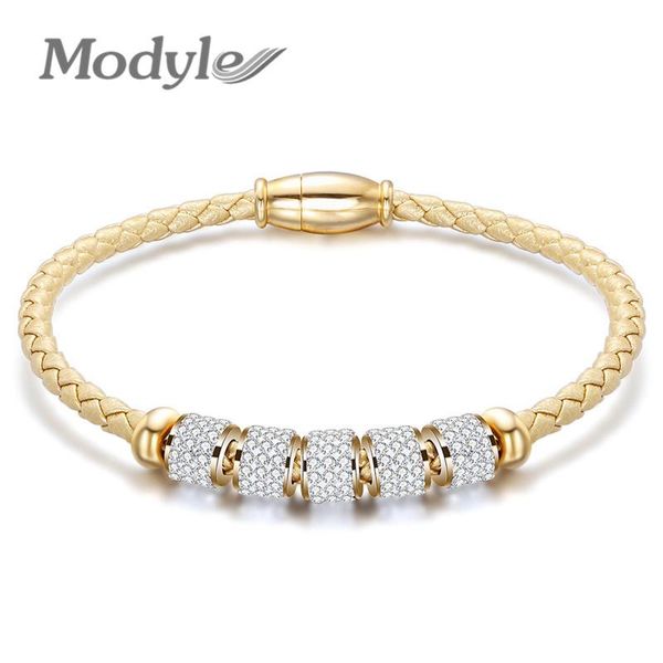 bangle modyle 2021 female fashion jewelry gold silver color leather rope stainless steel bracelet for women wholesale, Black
bangle modyle 2021 female fashion jewelry gold silver color leather rope stainless steel bracelet for women wholesale, Black