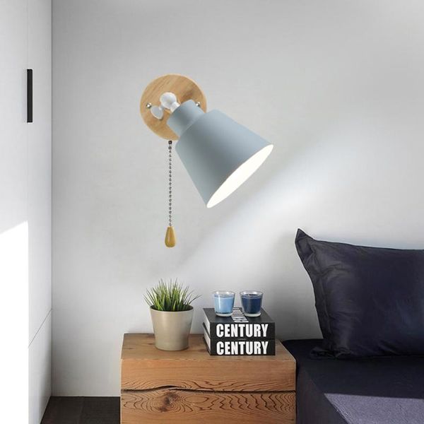 wall lamp nordic lamps with zip switch bedside lights for bedroom macaroon 7 color steering head sconce e27 85-285v
wall lamp nordic lamps with zip switch bedside lights for bedroom macaroon 7 color steering head sconce e27 85-285v