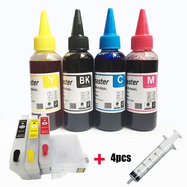 ink refill kits einkshop 4pcs t2991 - t2994 refillable cartridge for xp 235 xp-332 xp-335 xp-432 xp-435 xp235 with chips
ink refill kits einkshop 4pcs t2991 - t2994 refillable cartridge for xp 235 xp-332 xp-335 xp-432 xp-435 xp235 with chips