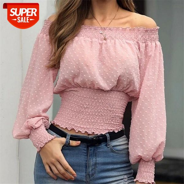 2020 spring autumn women off shoulder solid color long puff sleeve shirts slim casual t shirt #mr65, White
2020 spring autumn women off shoulder solid color long puff sleeve shirts slim casual t shirt #mr65, White