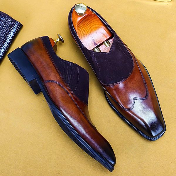 dress shoes suede stitching oxford men genuine leather italian formal for man party classic black korean shoe
dress shoes suede stitching oxford men genuine leather italian formal for man party classic black korean shoe