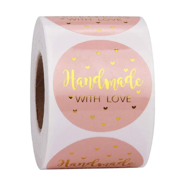 50-500pcs handmade with love kraft paper stickers 25mm round adhesive labels baking wedding decoration party sticker pencil bags
50-500pcs handmade with love kraft paper stickers 25mm round adhesive labels baking wedding decoration party sticker pencil bags