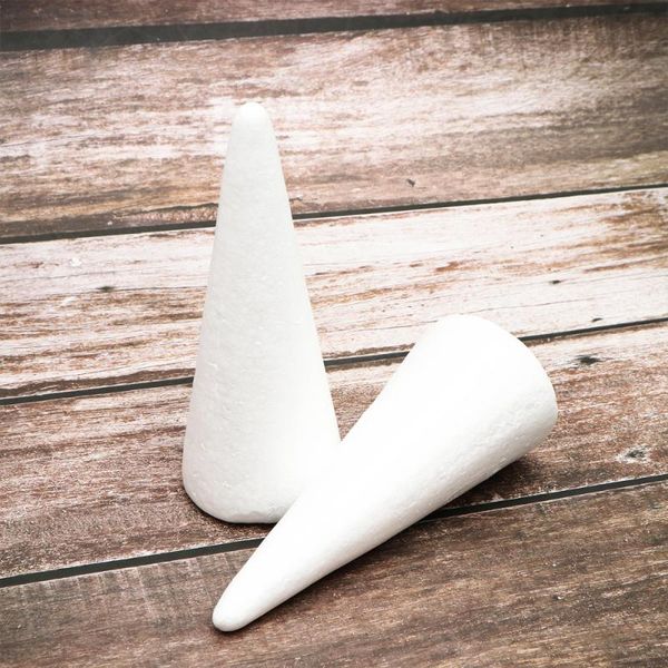 party decoration 10pcs 18.5cm white solid foam diy cone children handmade craft accessories for home christmas
party decoration 10pcs 18.5cm white solid foam diy cone children handmade craft accessories for home christmas
