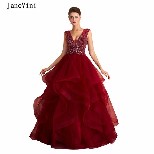 janevini 2021 luxury crystal burgundy arabic long prom dresses deep v neck beaded sheer back puffy tulle formal party gowns, White;black
janevini 2021 luxury crystal burgundy arabic long prom dresses deep v neck beaded sheer back puffy tulle formal party gowns, White;black