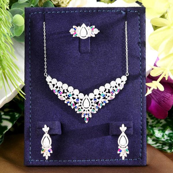 earrings & necklace godki charms 3pcs ring earring set for women wedding party cubic zircon cz dubai bridal jewelry bijoux femme ense, Silver
earrings & necklace godki charms 3pcs ring earring set for women wedding party cubic zircon cz dubai bridal jewelry bijoux femme ense, Silver
