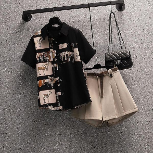 large size pant short suits women's clothing summer 2021 korean style shirt cover belly thin shorts two piece tracksuit tracksuits, Gray
large size pant short suits women's clothing summer 2021 korean style shirt cover belly thin shorts two piece tracksuit tracksuits, Gray
