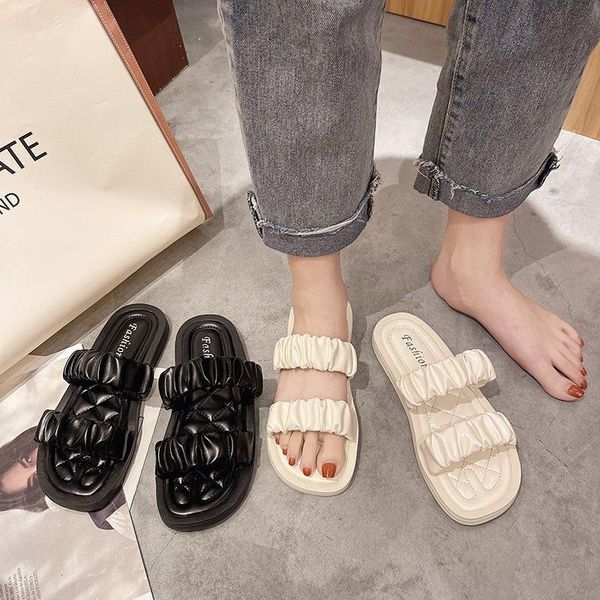 slippers female toe sandals designer fahion comfortable open plus size women's beach style cool summer lady slides, Black
slippers female toe sandals designer fahion comfortable open plus size women's beach style cool summer lady slides, Black