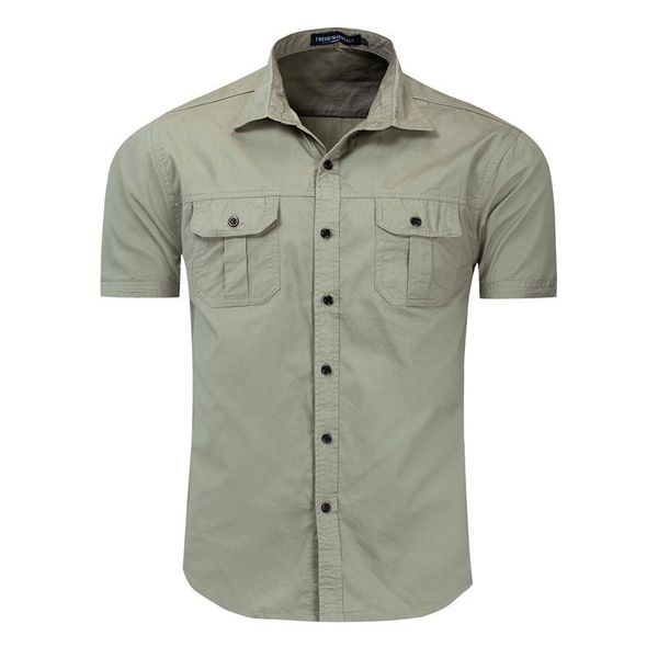 men's casual shirts summer turndown collar men clothing fashion tactical style cotton short sleeve shirt solid beach blouse, White;black
men's casual shirts summer turndown collar men clothing fashion tactical style cotton short sleeve shirt solid beach blouse, White;black