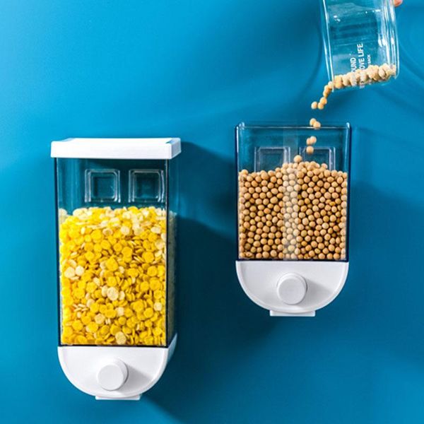 storage bottles & jars box transparent visible rice container wall-mounted push-type food tank sealed can
storage bottles & jars box transparent visible rice container wall-mounted push-type food tank sealed can