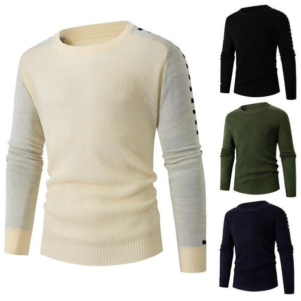 men's hoodies & sweatshirts autumn and winter thick knitted sweater pullover color matching round neck fashion long-sleeved bottoming s, Black
men's hoodies & sweatshirts autumn and winter thick knitted sweater pullover color matching round neck fashion long-sleeved bottoming s, Black