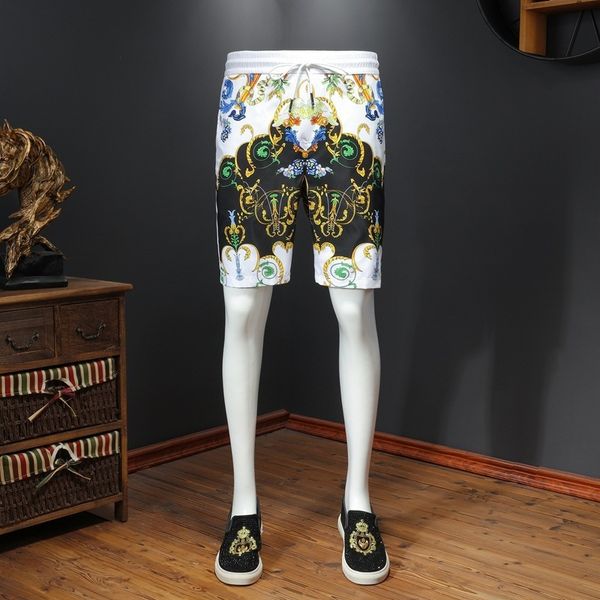 shorts run volume men's casual 2021 summer fashion capris beach pants lace up, White;black
shorts run volume men's casual 2021 summer fashion capris beach pants lace up, White;black