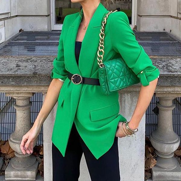 women's suits & blazers 2021 fall long sleeve solid blazer eleagnt women cardigan jacket coat classy fashion casual office party green, White;black
women's suits & blazers 2021 fall long sleeve solid blazer eleagnt women cardigan jacket coat classy fashion casual office party green, White;black