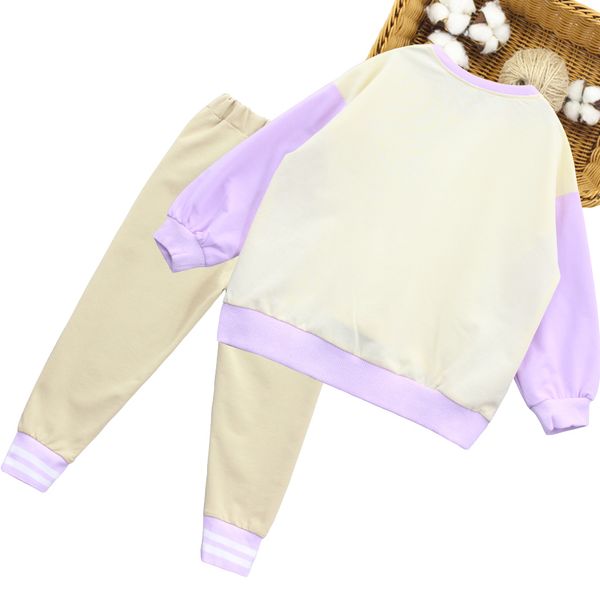 children clothes sweatshirt + pants childrens clothes for girls patchwork girls clothes set casual style childrens clothing, White
children clothes sweatshirt + pants childrens clothes for girls patchwork girls clothes set casual style childrens clothing, White