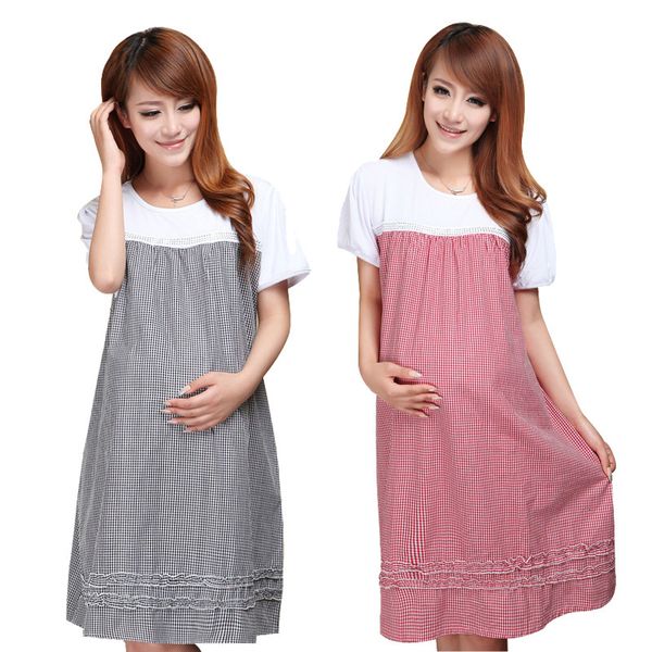 maternity dress summer o-neck maternity for pregnant women short sleeve es clothes casual pregnancy clothing plus size, White
maternity dress summer o-neck maternity for pregnant women short sleeve es clothes casual pregnancy clothing plus size, White